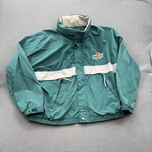 Vintage Dunbrooke Jacket Mens 2XL Green Gatorade Logo Windbreaker Full Zip 90s